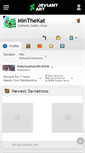 Mobile Screenshot of minthekat.deviantart.com
