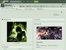 Tablet Screenshot of draxenox.deviantart.com
