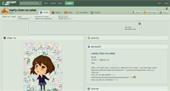 Desktop Screenshot of marty-chan-no-sekai.deviantart.com