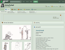 Tablet Screenshot of jimmyfurball.deviantart.com