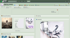 Desktop Screenshot of federico-romano.deviantart.com