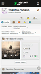 Mobile Screenshot of federico-romano.deviantart.com