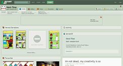 Desktop Screenshot of next-time.deviantart.com