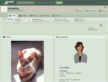 Tablet Screenshot of chinokitty.deviantart.com