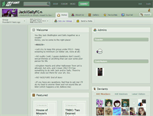 Tablet Screenshot of jackxsallyfc.deviantart.com