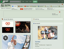 Tablet Screenshot of gavriloa.deviantart.com