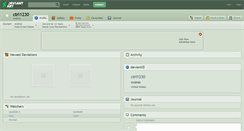 Desktop Screenshot of ctrl1230.deviantart.com