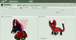Desktop Screenshot of darkblaze3.deviantart.com