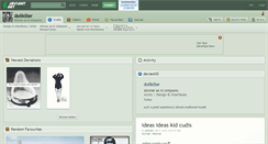 Desktop Screenshot of dollkiller.deviantart.com
