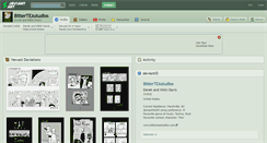 Desktop Screenshot of bitterteastudios.deviantart.com