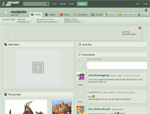 Tablet Screenshot of noody666.deviantart.com