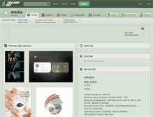 Tablet Screenshot of eraxius.deviantart.com