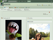 Tablet Screenshot of emma-frost.deviantart.com