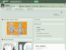Tablet Screenshot of j-mine.deviantart.com