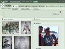 Tablet Screenshot of jochanic.deviantart.com