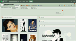 Desktop Screenshot of mariohernandez.deviantart.com