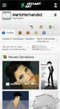 Mobile Screenshot of mariohernandez.deviantart.com