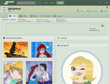 Tablet Screenshot of jakkijelene.deviantart.com