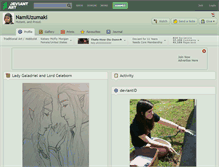 Tablet Screenshot of namiuzumaki.deviantart.com