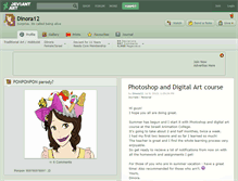 Tablet Screenshot of dinora12.deviantart.com