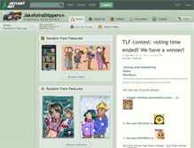 Tablet Screenshot of jakxkeirashippers.deviantart.com