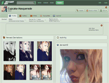 Tablet Screenshot of cupcake-masquerade.deviantart.com
