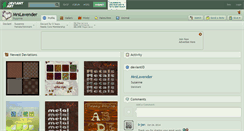 Desktop Screenshot of mrslavender.deviantart.com