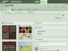 Tablet Screenshot of mrslavender.deviantart.com