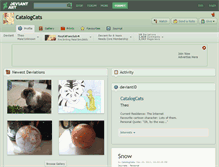 Tablet Screenshot of catalogcats.deviantart.com