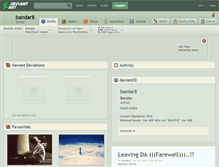 Tablet Screenshot of bandar8.deviantart.com