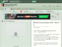 Tablet Screenshot of primus-prime-time.deviantart.com