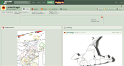 Desktop Screenshot of lorian-dragon.deviantart.com