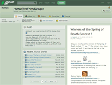 Tablet Screenshot of humantreefriendgroup.deviantart.com