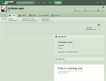 Tablet Screenshot of forbidden-gate.deviantart.com