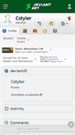 Mobile Screenshot of cstyler.deviantart.com