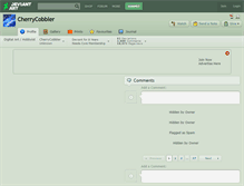 Tablet Screenshot of cherrycobbler.deviantart.com