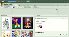 Desktop Screenshot of knuckles-x-tails.deviantart.com