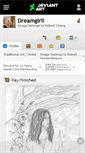 Mobile Screenshot of dreamgirll.deviantart.com