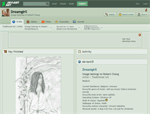 Tablet Screenshot of dreamgirll.deviantart.com