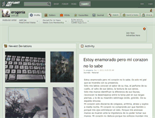 Tablet Screenshot of erogenia.deviantart.com