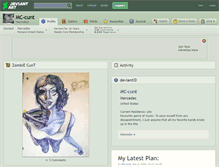 Tablet Screenshot of mc-cunt.deviantart.com