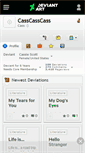 Mobile Screenshot of casscasscass.deviantart.com