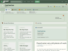 Tablet Screenshot of casscasscass.deviantart.com