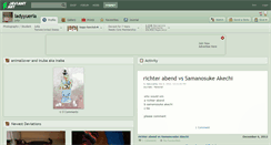 Desktop Screenshot of ladyyueria.deviantart.com