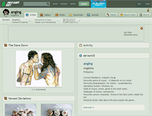 Tablet Screenshot of anging.deviantart.com