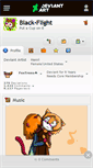 Mobile Screenshot of black-flight.deviantart.com