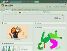 Tablet Screenshot of black-flight.deviantart.com