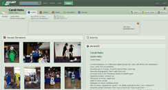 Desktop Screenshot of candi-neko.deviantart.com