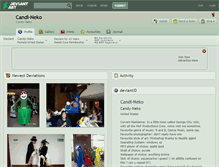 Tablet Screenshot of candi-neko.deviantart.com