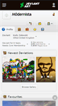 Mobile Screenshot of m0dernista.deviantart.com